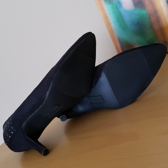 Maurices Pointed Black Classic Pump High Heels 6 - Picture 5 of 8
